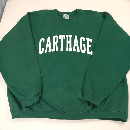 Carthage College Vintage Sweatshirt - XXL - Cotton Exchange