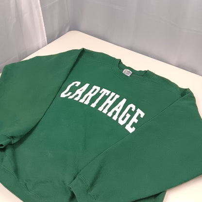 Carthage College Vintage Sweatshirt - XXL - Cotton Exchange