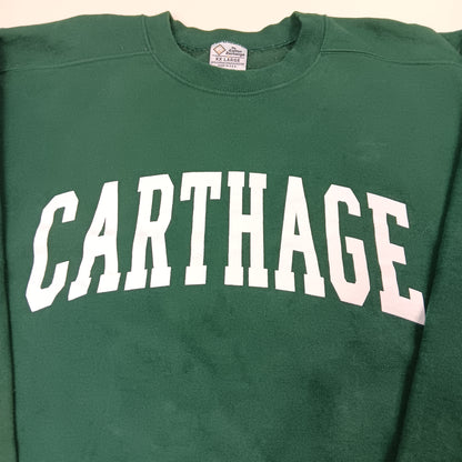Carthage College Vintage Sweatshirt - XXL - Cotton Exchange