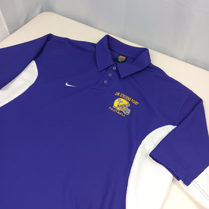 UW Stevens Point Football Vintage Polo - XXL - Nike