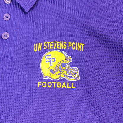 UW Stevens Point Football Vintage Polo - XXL - Nike