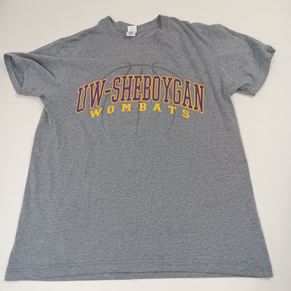 UW Sheboygan Wombats Basketball Athletic Tee - Medium - New Agenda
