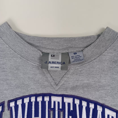 UW Whitewater Retro Embroidered Crewneck - Medium - J*America