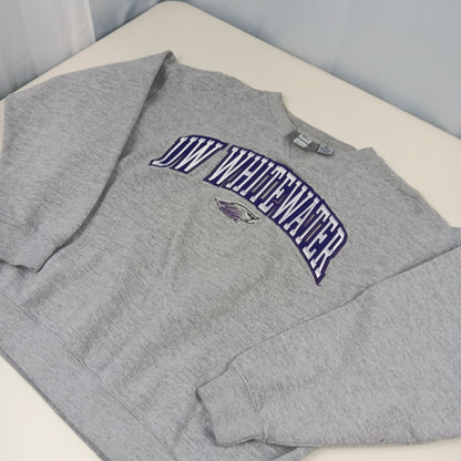 UW Whitewater Retro Embroidered Crewneck - Medium - J*America