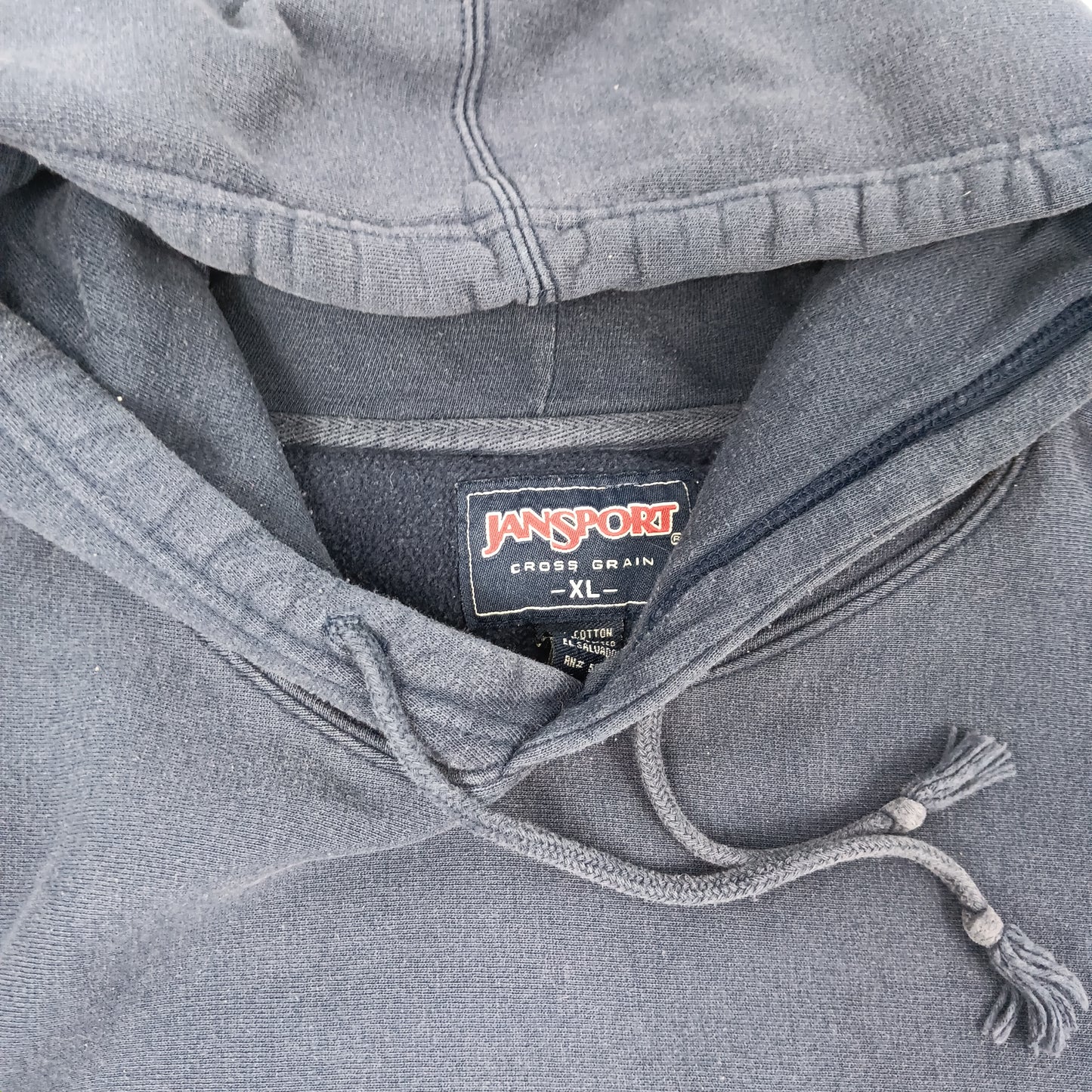 UW Stout Blue Devils Embroidered Hoodie - XL - Jansport