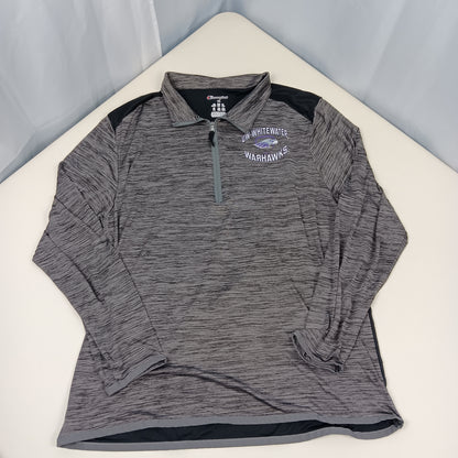 UW Whitewater Warhawk Athletics Quarter Zip - XL - Champion