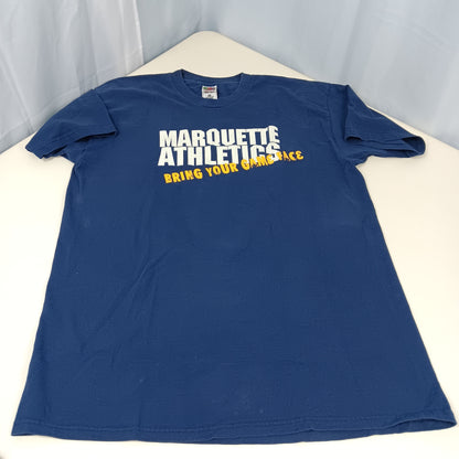 Marquette University "Bring Your Game Face" Fan Shirt - XL - Fruit Of The Loom