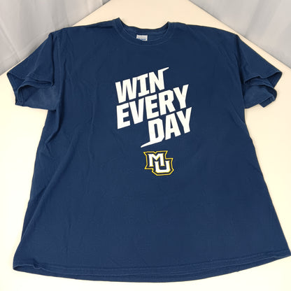 Marquette University "Win Every Day" Shirt - XL - Gildan