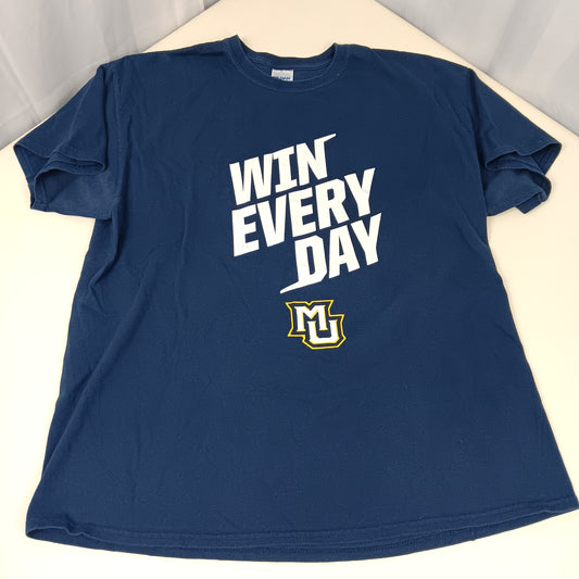 Marquette University "Win Every Day" Shirt - XL - Gildan
