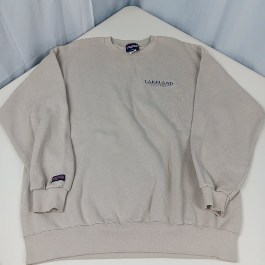 Lakeland College Vintage Crewneck - XL - Jansport