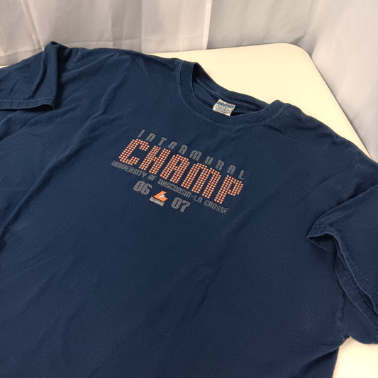UW LaCrosse Intermural Champion Shirt - 2007 - XXL - Gildan