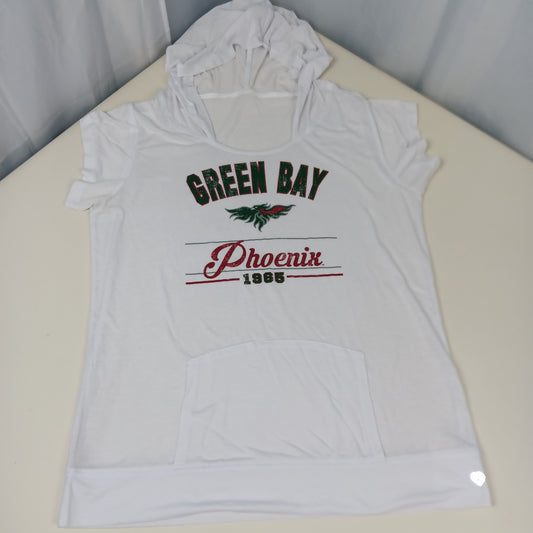 UW Green Bay Phoenix Women's Short Sleeve Hoodie - Small
