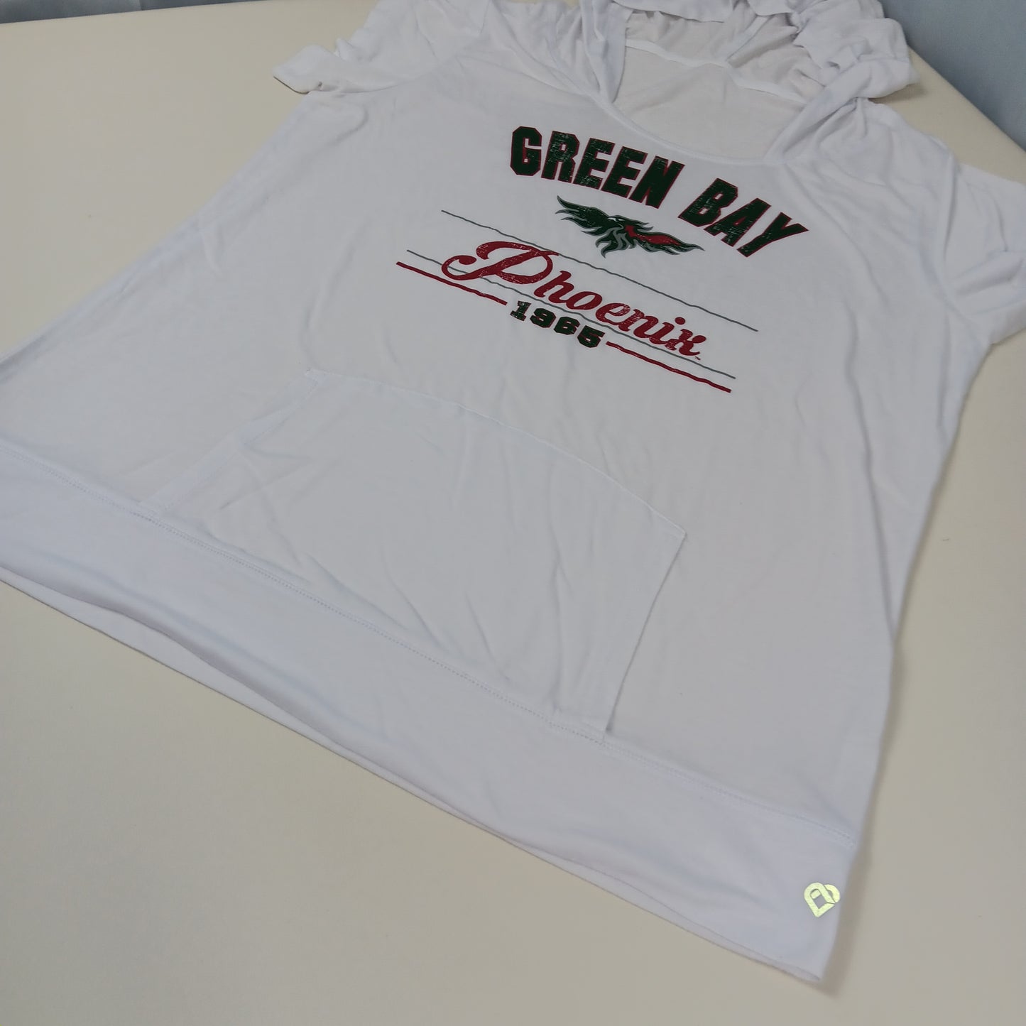 UW Green Bay Phoenix Women's Short Sleeve Hoodie - Small