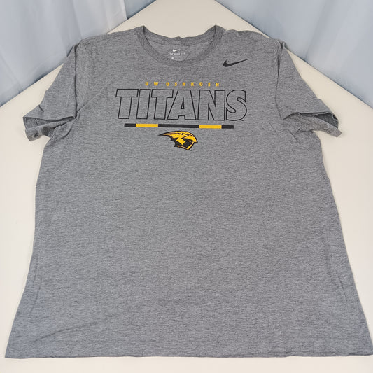 UW Oshkosh Titans Spellout Tee - XL - Nike