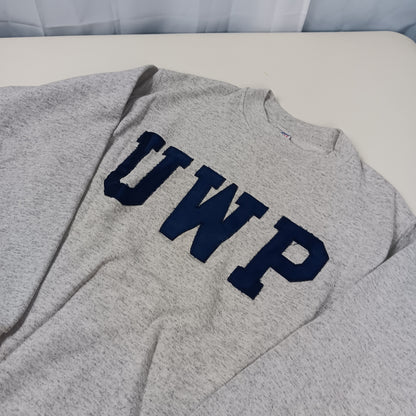 UW Platteville Embroidered Vintage 80's Crewneck - Medium (Small)- Soffe
