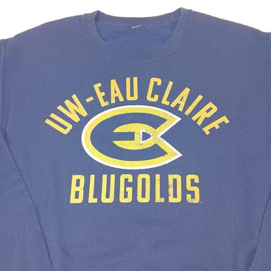 UW Eau Claire Blugolds Logo Crewneck - Small