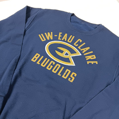 UW Eau Claire Blugolds Logo Crewneck - Small