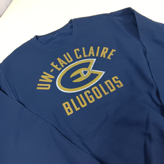 UW Eau Claire Blugolds Logo Crewneck - Small