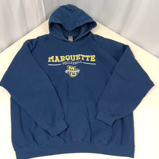 Marquette University Volleyball Hoodie - XL = Gildan