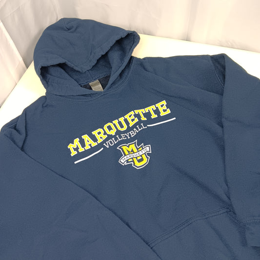 Marquette University Volleyball Hoodie - XL = Gildan