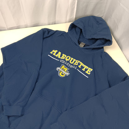 Marquette University Volleyball Hoodie - XL = Gildan