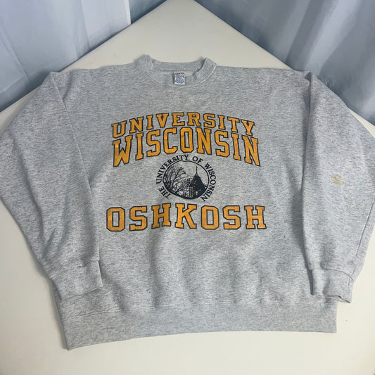UW Oshkosh Titans XXL Vintage Crewneck - Soffe Heavyweight