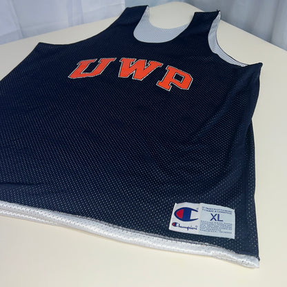UW Platteville Pioneers Vintage Champion Basketball Jersey - X Large