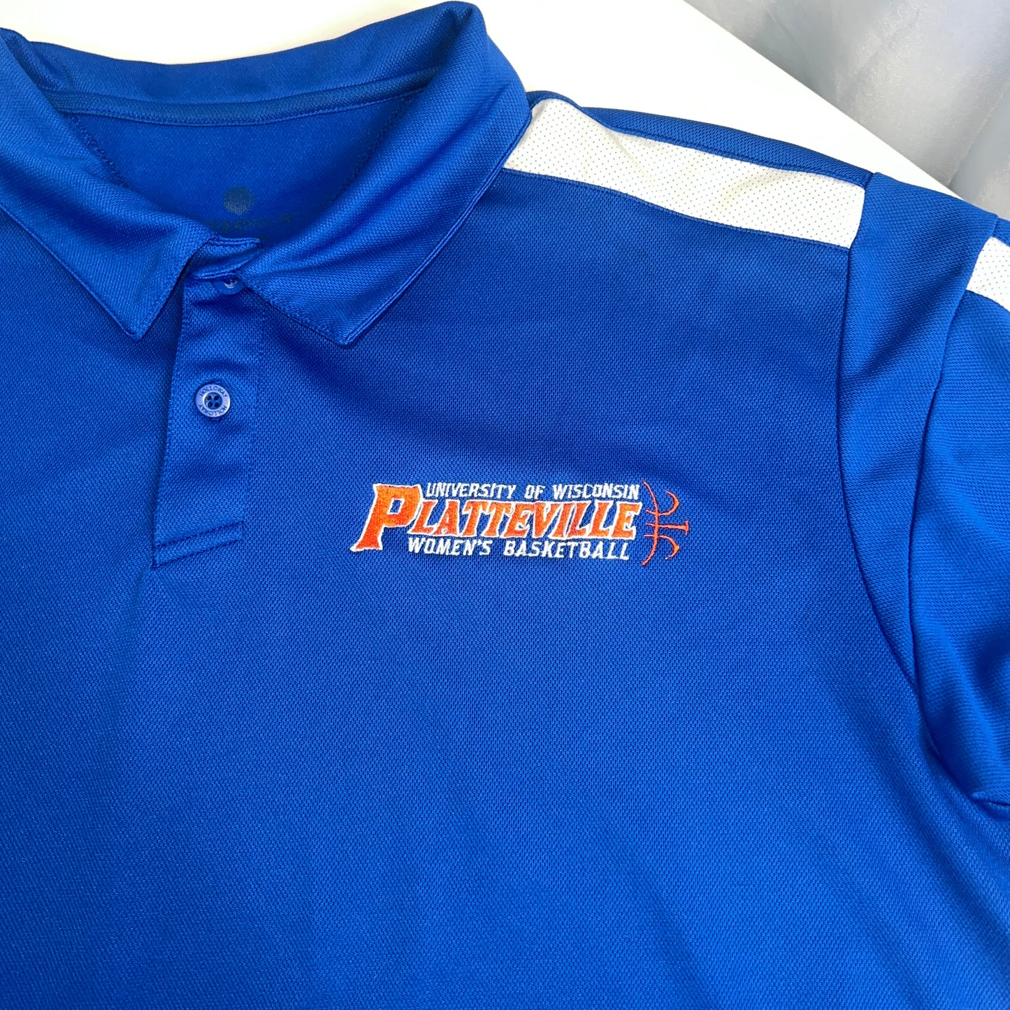 UW Platteville Pioneers Women's Basketball Polo - Large - Holloway