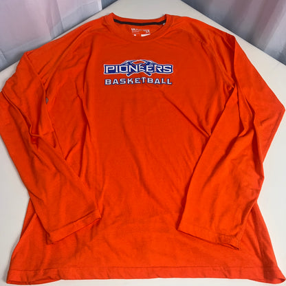 UW Platteville Pioneers Basketball Long Sleeve Shirt - Large - Adidas