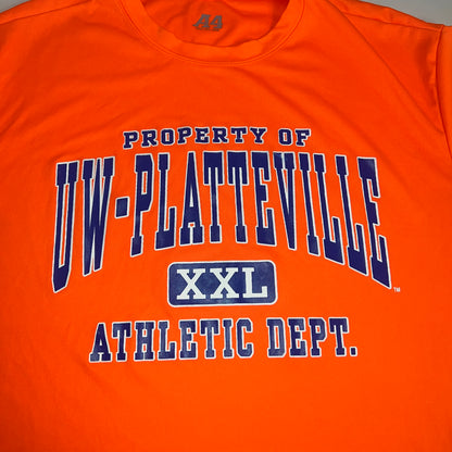 UW Platteville Pioneers Athletic Dept. T Shirt - Large - A4 Apparel