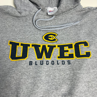 UW Eau Claire Vintage Hoodie - Small - Hanes
