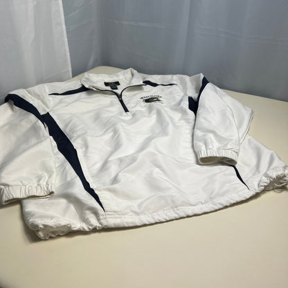 UW Eau Claire Blugolds Softball 1/4 Zip Windbreaker - Medium - X-Grain