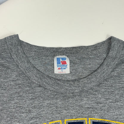 UW Eau Claire Blugolds Vintage Wrestling T-Shirt - Russel Athletic - Large
