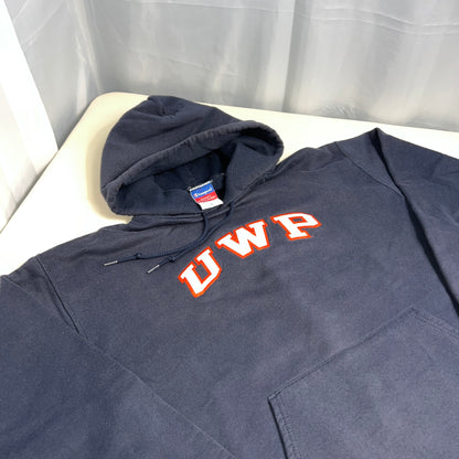 UW Platteville Pioneers Embroidered Champion Hoodie - Large