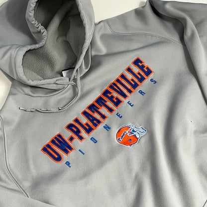 UW Platteville Pioneers Football Hoodie - Nike Therma Fit - Large