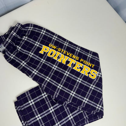 UW Stevens Point Pointers Pajama Pants - Small - CG