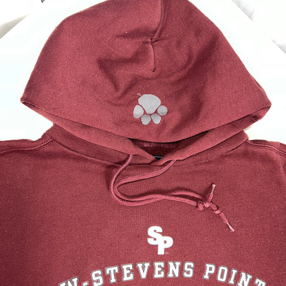 UW Stevens Point Pointers Vintage Hoodie - Small - Jansport