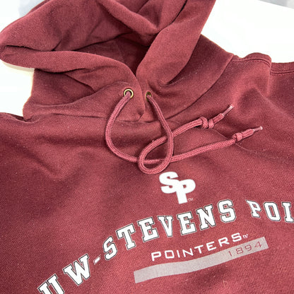 UW Stevens Point Pointers Vintage Hoodie - Small - Jansport