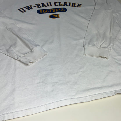 UW Eau Claire Blugolds Vintage Nike Long Sleeve Shirt - Football - X-Large