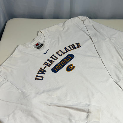 UW Eau Claire Blugolds Vintage Nike Long Sleeve Shirt - Football - X-Large