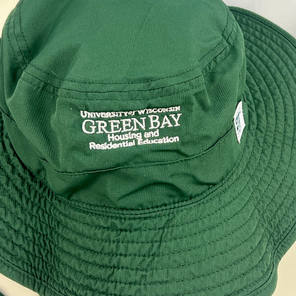 UW Green Bay Phoenix Bucket Hat OSFM - Res Life - Green - The Game