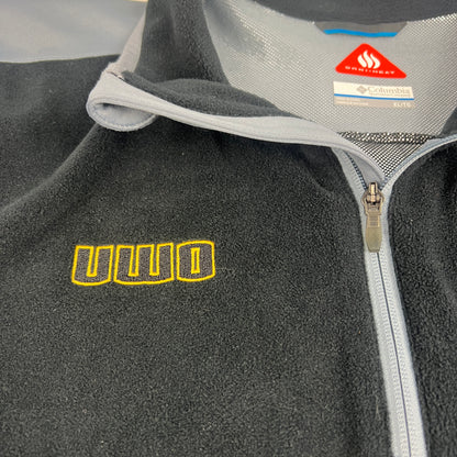 UW Oshkosh Zip Up Sweatshirt - Columbia - X Large - Omni Shield