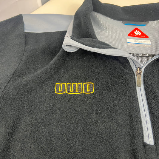 UW Oshkosh Zip Up Sweatshirt - Columbia - X Large - Omni Shield