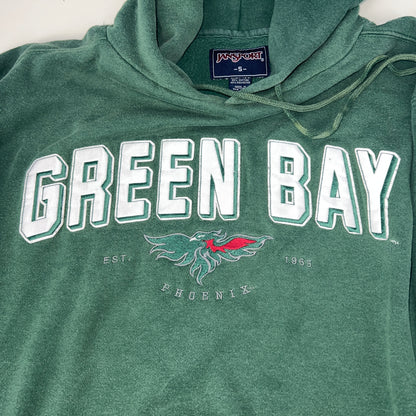 UW Green Bay Phoenix Hoodie - Small - Green