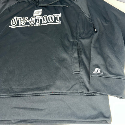 UW Stout Hoodie - Russell Athletic - Large