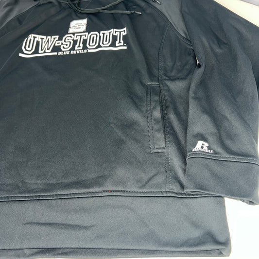 UW Stout Hoodie - Russell Athletic - Large