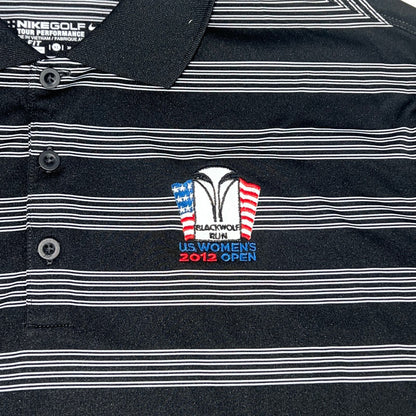 Nike Golf Polo XL Blackwolf Run 2012 US Womens Open Dri Fit